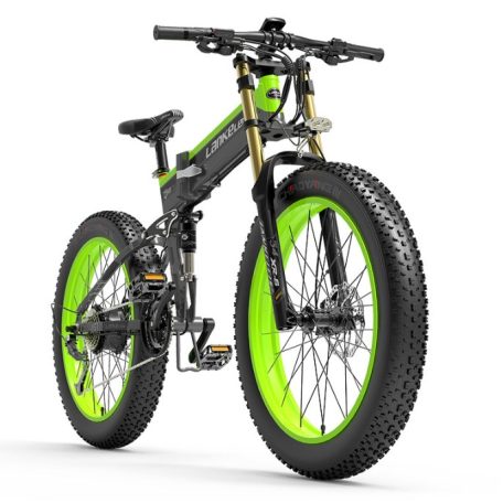 LANKELEISI Elektromos kerékpár T750plus MAX（Feket Zöld）