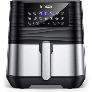   Innsky Air Fryer digitális érintőkijelzős forrólevegős fritőz 6 L